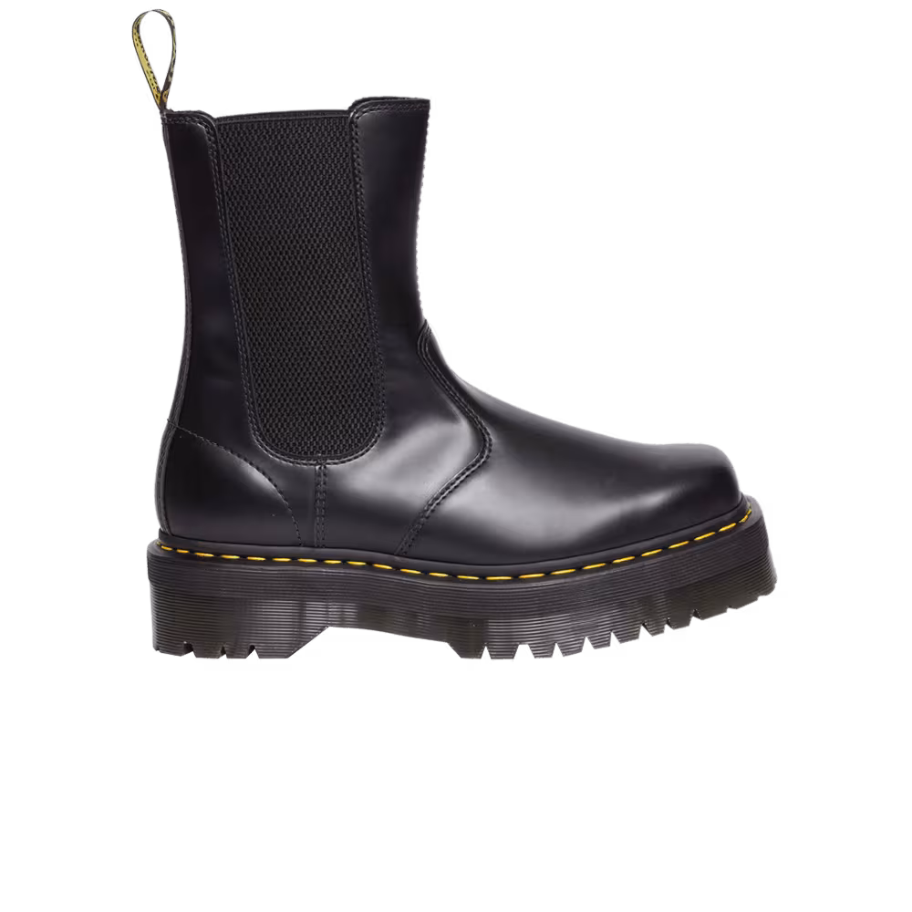 Dr. Martens Women's 2976 High Quad Squared Chelsea Boot Black