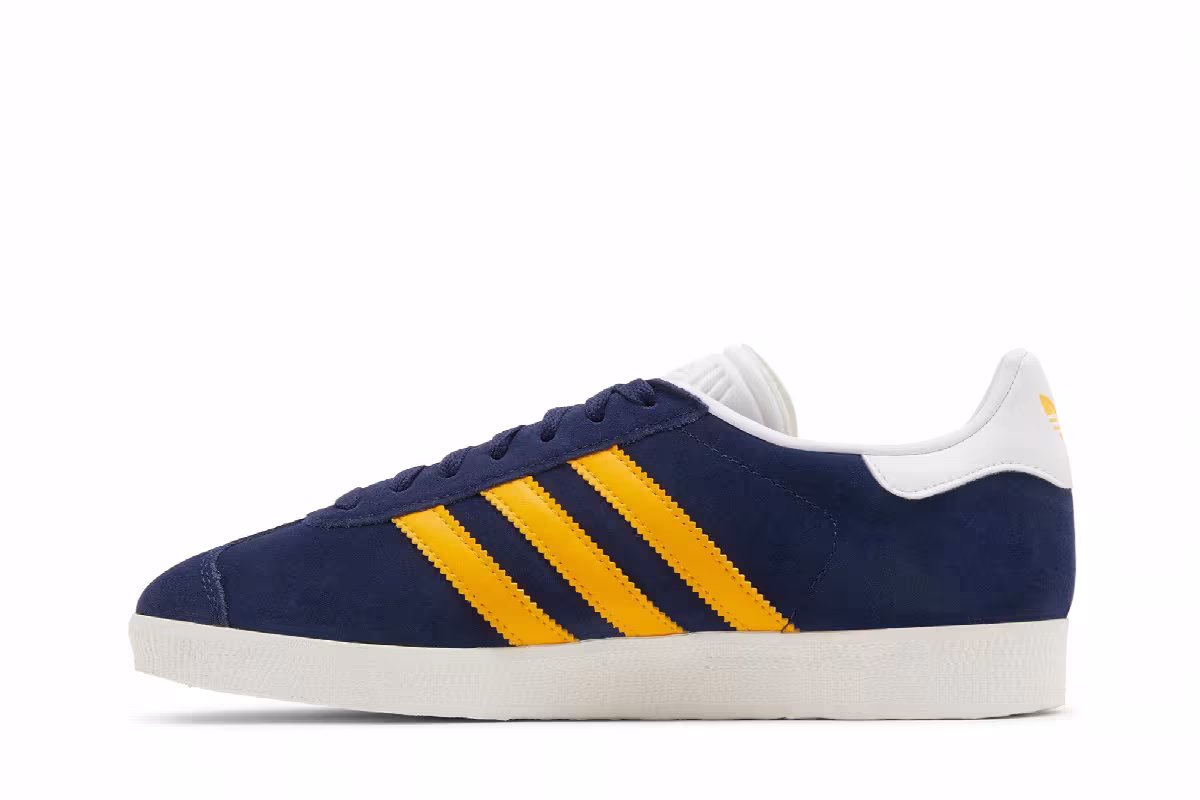adidas Gazelle Night Indigo Crew Yellow, view 4