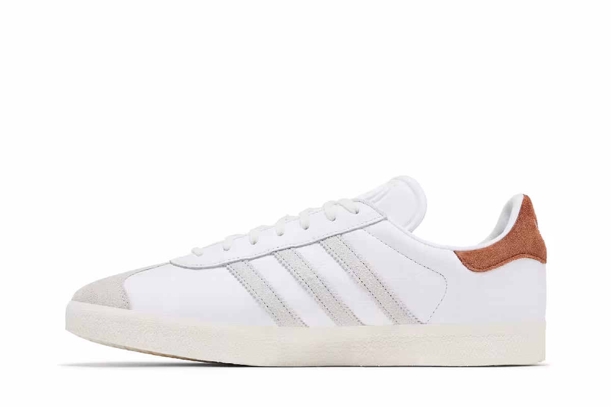 adidas Gazelle White Brown, view 4