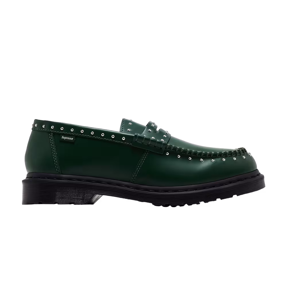 Supreme x Dr. Martens Penton Studded Loafer Dark Green