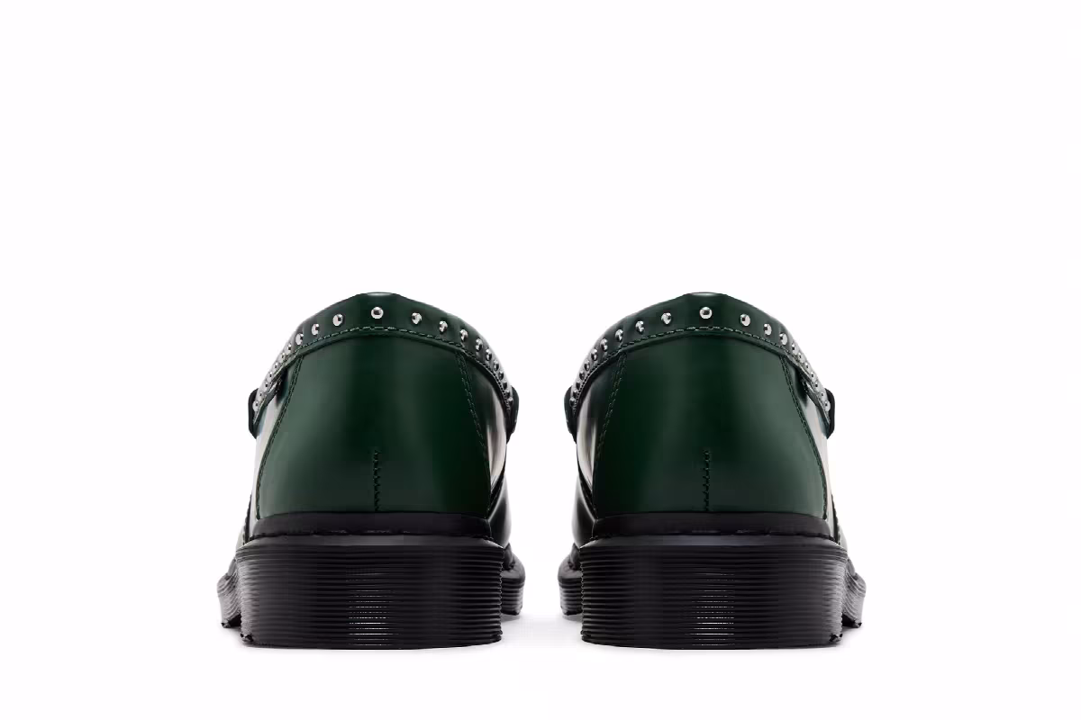 Supreme x Dr. Martens Penton Studded Loafer Dark Green, view 7