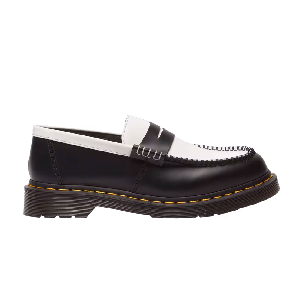 Dr. Martens Penton Leather Loafer Black White