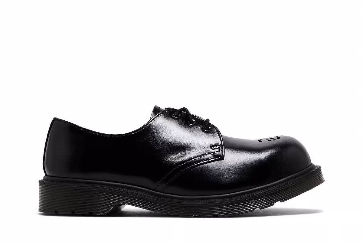 Dr. Martens 1461 Leather Steel Toe Black, view 2