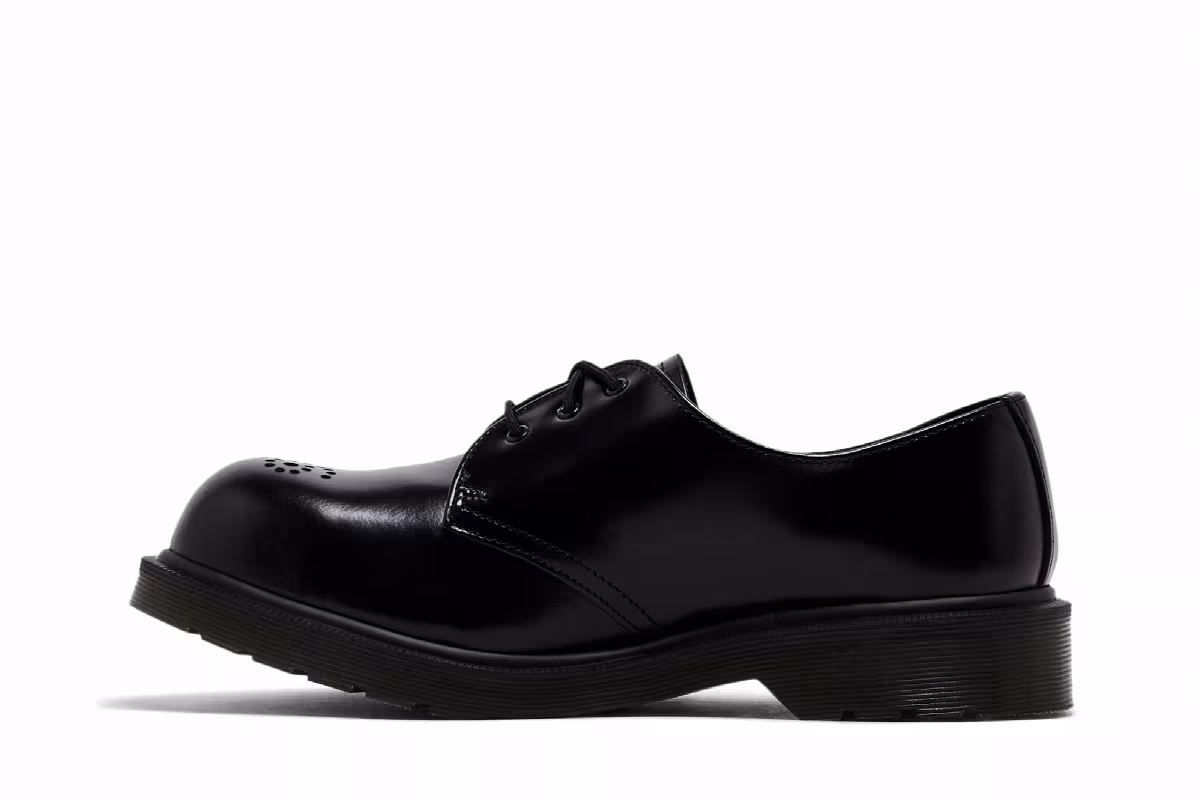 Dr. Martens 1461 Leather Steel Toe Black, view 4