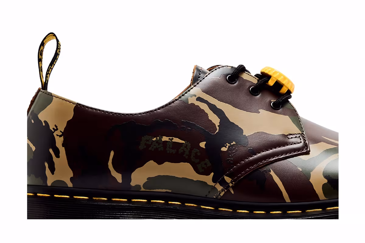 Palace x Dr. Martens 1461 Woodland Camo, view 3
