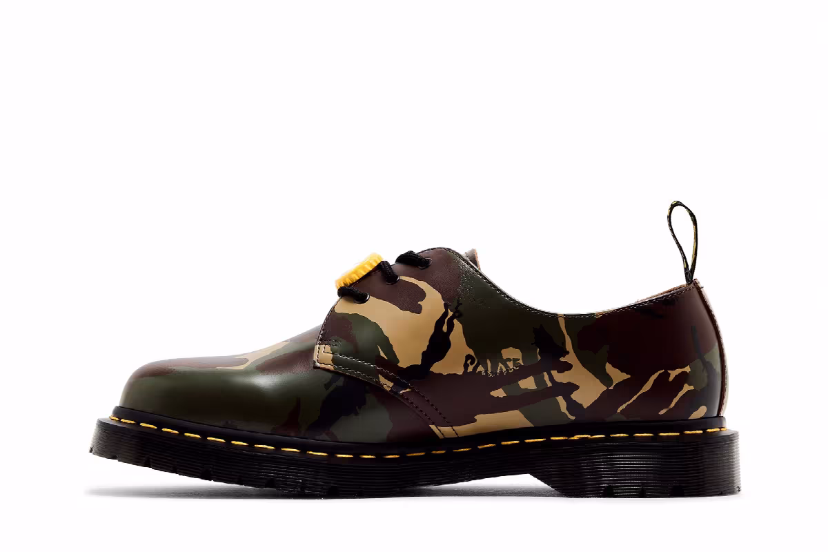 Palace x Dr. Martens 1461 Woodland Camo, view 4