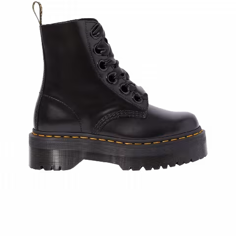 Dr. Martens Molly Wmns Leather Platform Boot 'Black'