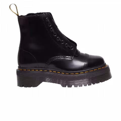 Dr. Martens Wmns Sinclair Faux Fur Lined Buttero Platform Boot 'Black'