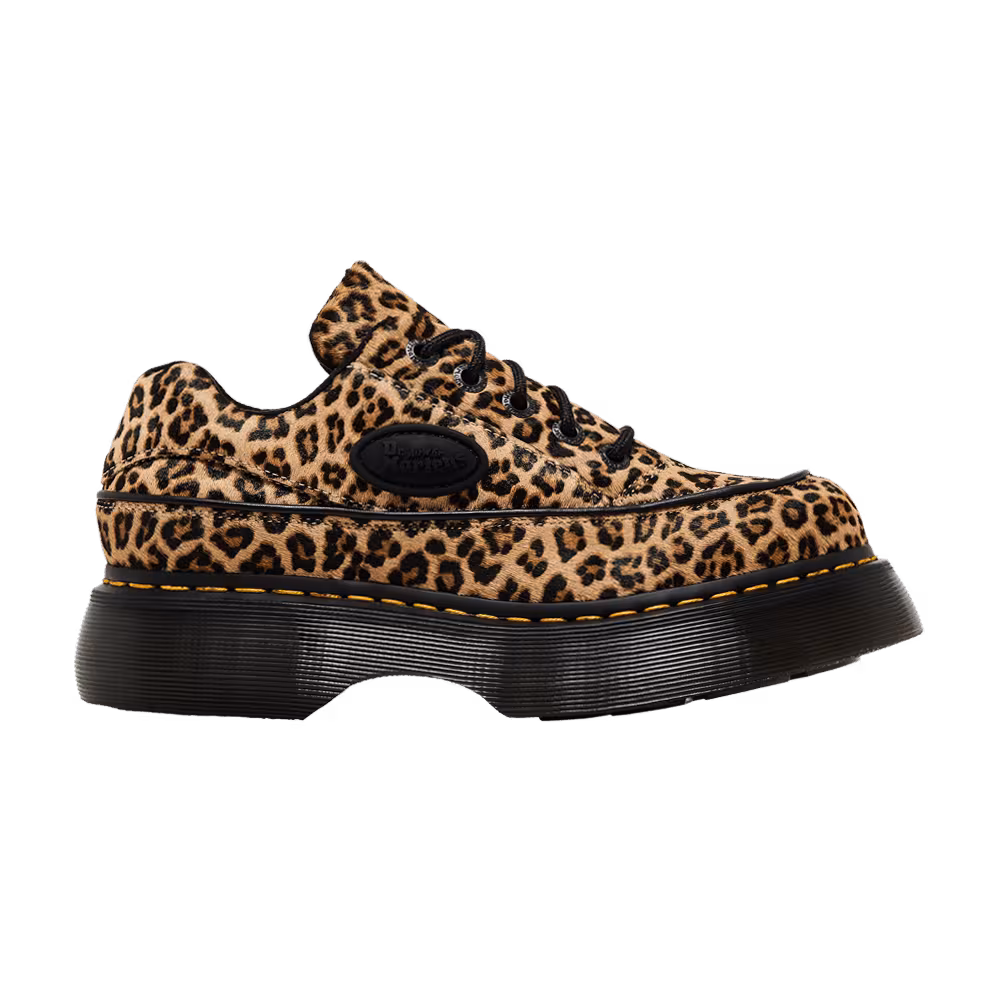 Dr. Martens Women's Buzz 5-Eye Light Tan Leopard