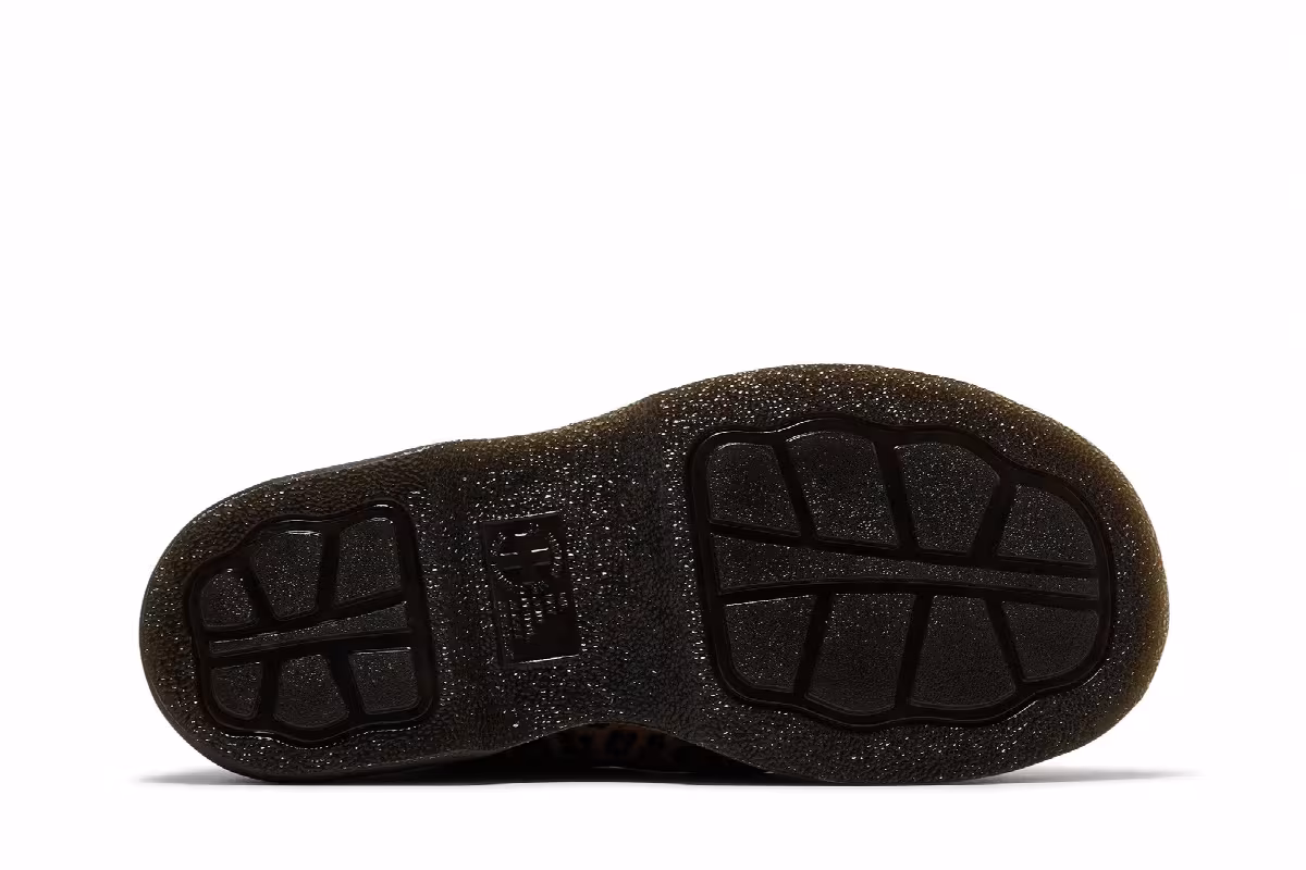 Dr. Martens Women's Buzz 5-Eye Light Tan Leopard, view 5