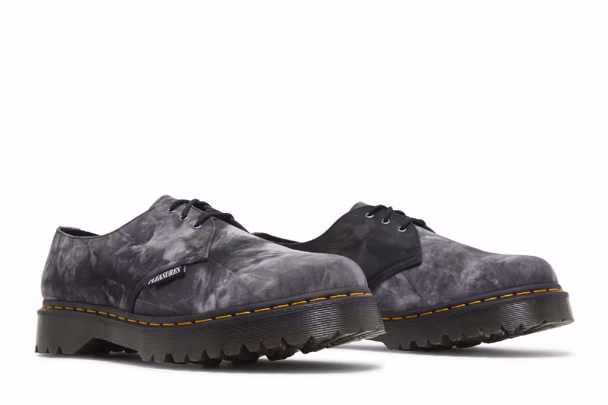 Pleasures x Dr. Martens 1461 Bex Tie Dye - Black, view 9