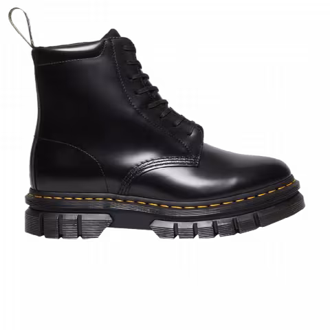 Dr. Martens Rikard Smooth Leather Platform Lace Up Boots 'Black'