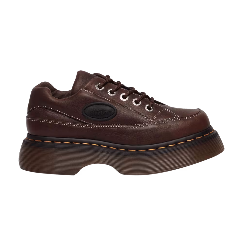 Dr. Martens Women's Buzz 5-Eye Grizzly Dark Brown
