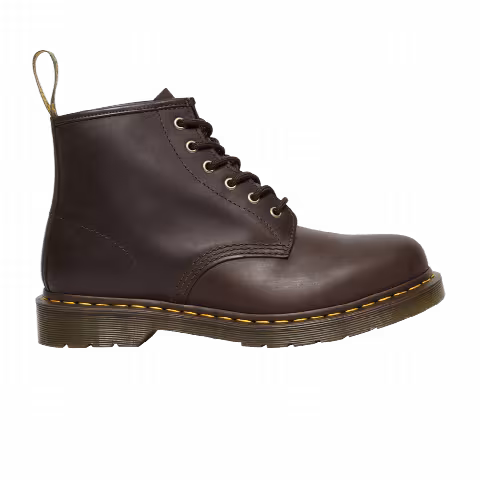 Dr. Martens 101 Crazy Horse Leather Ankle Boot 'Dark Brown'