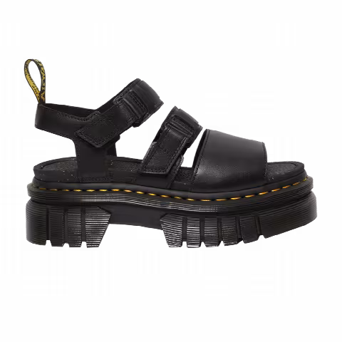 Dr. Martens Wmns Ricki 3-Strap Platform Sandal 'Black'