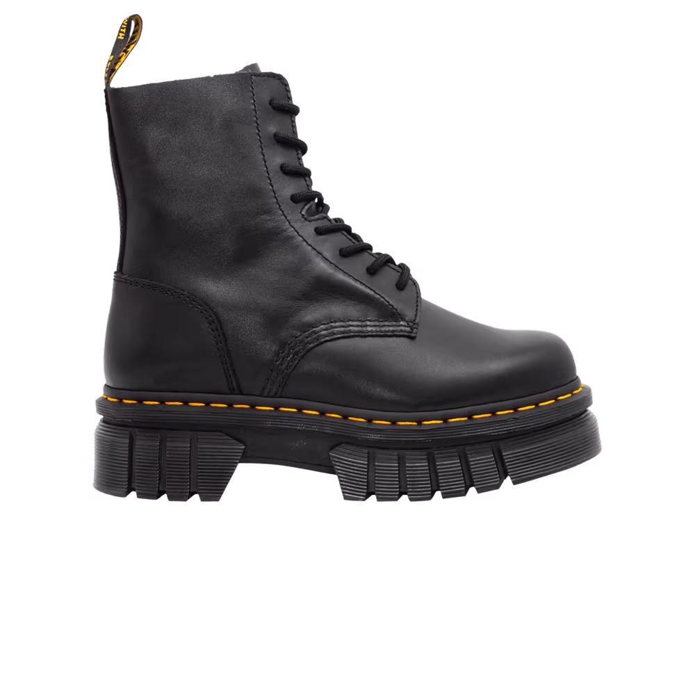 Dr. Martens Women's Audrick Leather Platform Ankle Boot Black