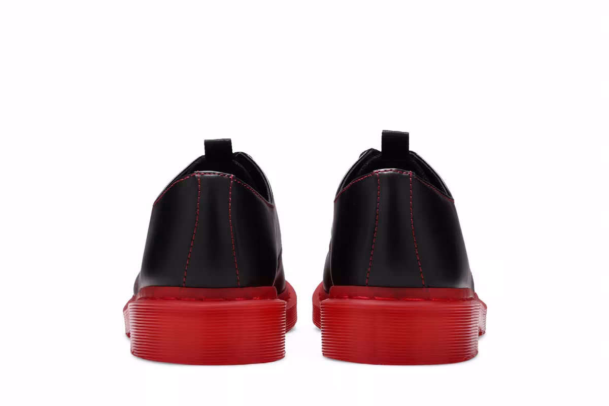 CLOT x Dr. Martens 1461 Black Red, view 7