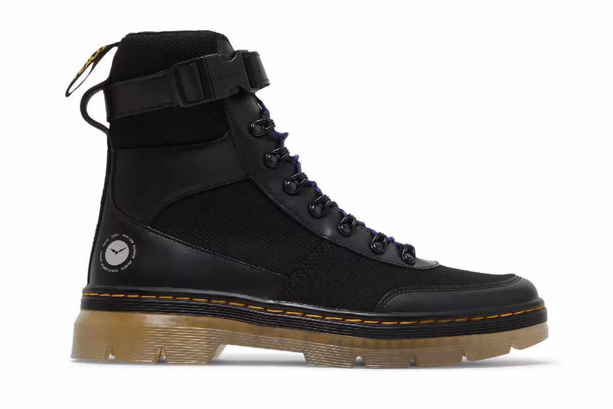 Atmos x Dr. Martens Combs Tech Boot Black, view 2