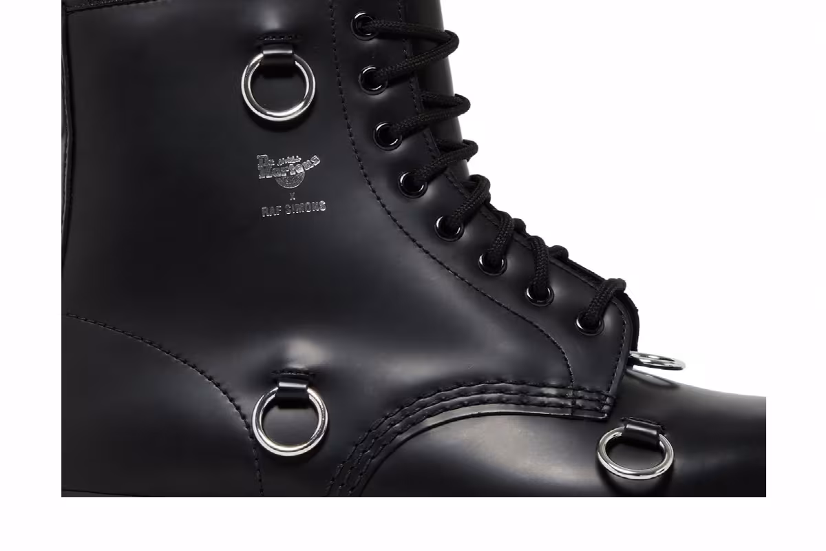 Dr. Martens Raf Simons x 1460 Smooth Black, view 3