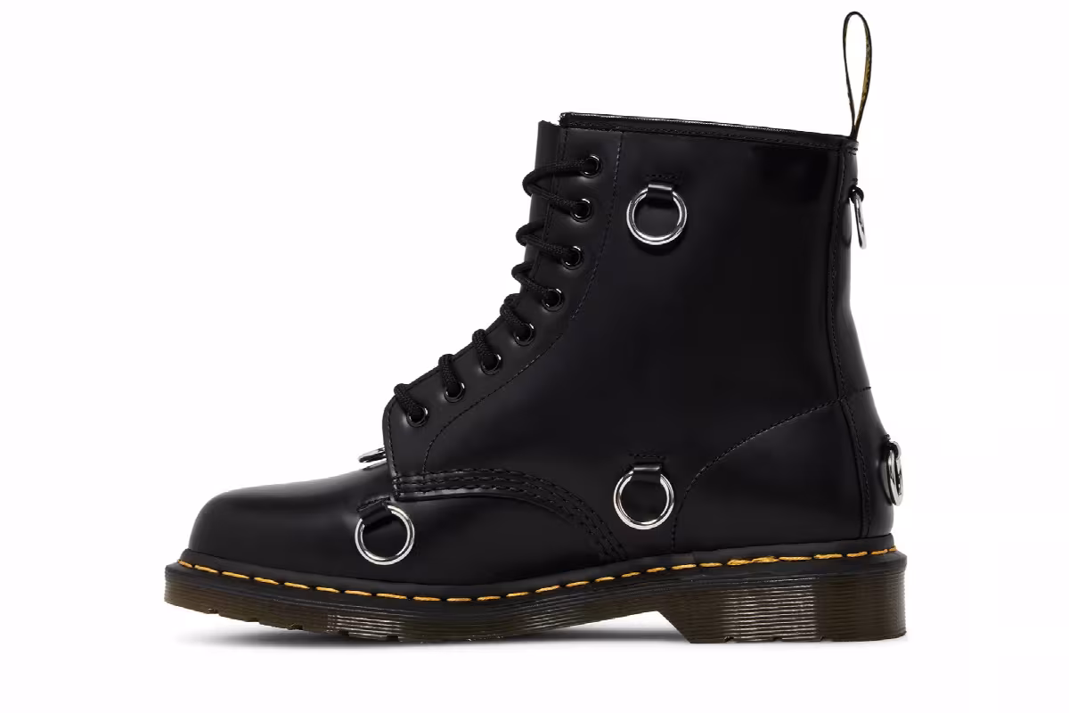 Dr. Martens Raf Simons x 1460 Smooth Black, view 4