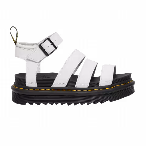 Dr. Martens Wmns Blaire Hydro Leather Strap Sandal 'White'