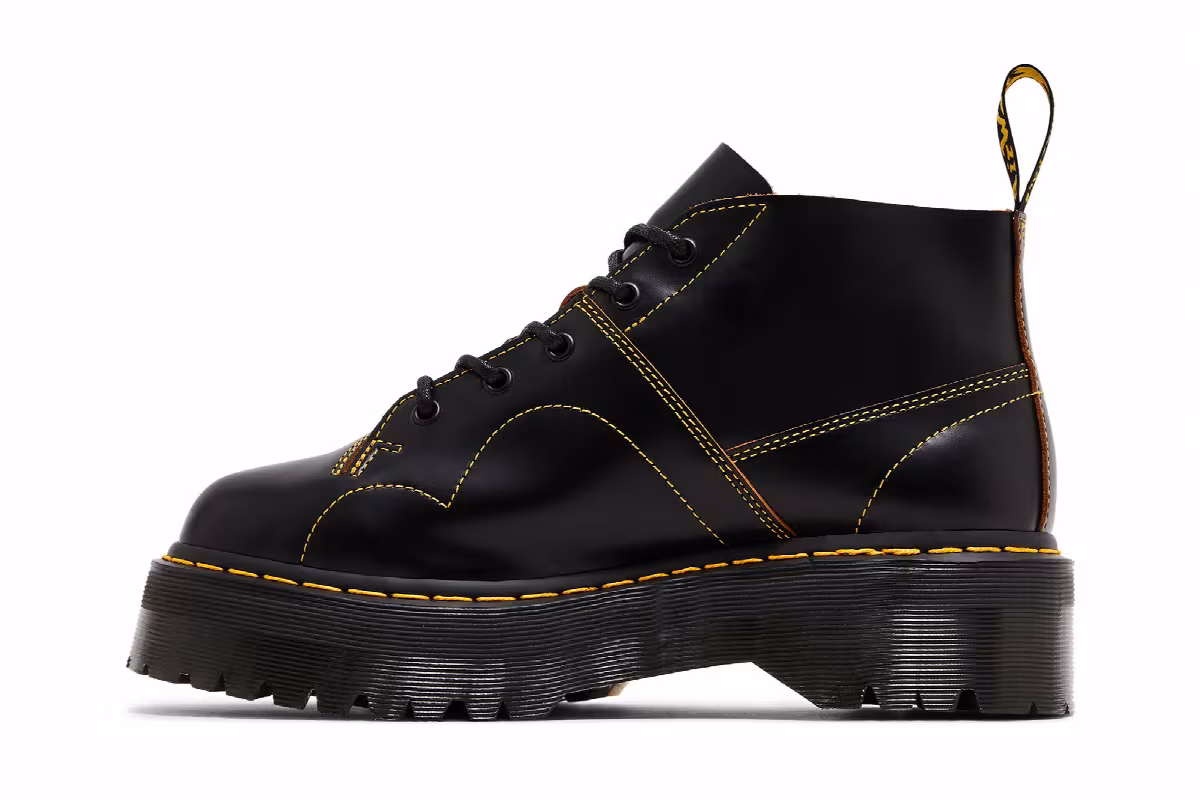 Dr. Martens Church Platform Monkey Boot Black, view 4