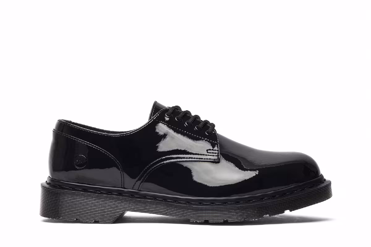 Fragment Design x Dr. Martens Hollingborn Patent Black, view 2