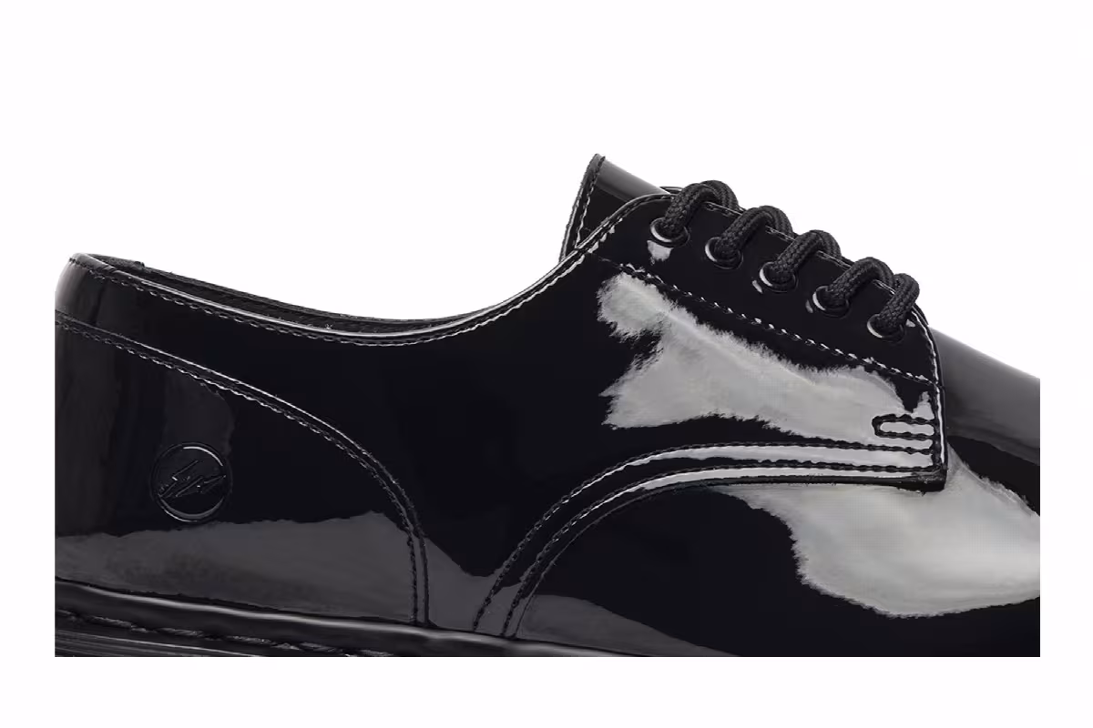 Fragment Design x Dr. Martens Hollingborn Patent Black, view 3