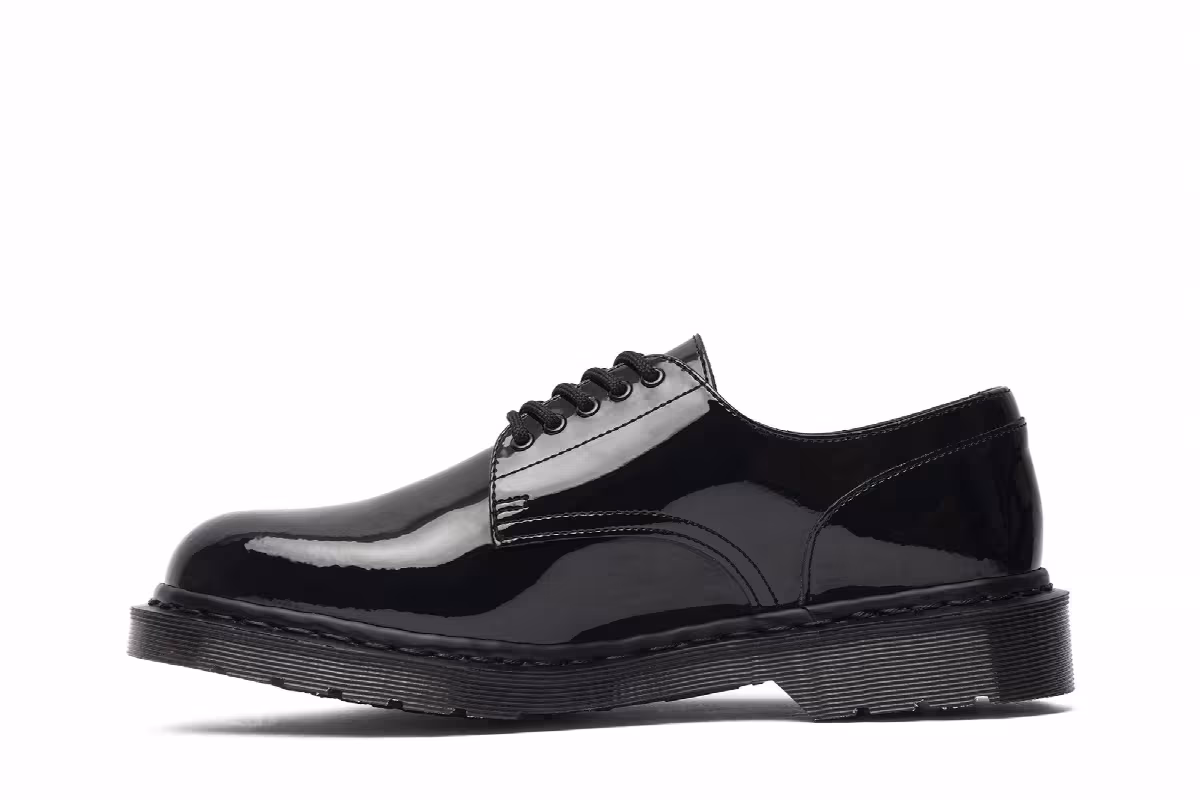 Fragment Design x Dr. Martens Hollingborn Patent Black, view 4