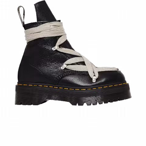 Rick Owens x Dr. Martens 1460 Quad Sole Pentagram Jumbo Lace Boot 'Black'