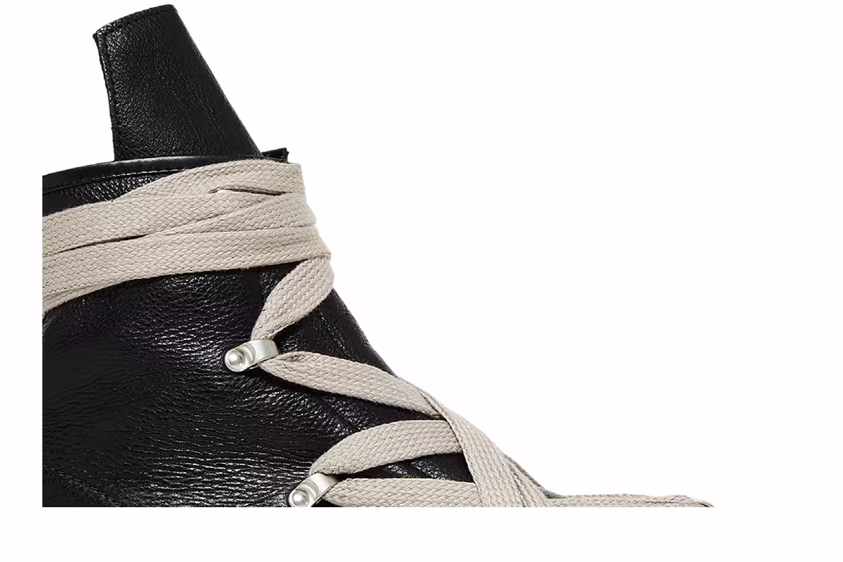 Rick Owens x Dr. Martens 1460 Quad Sole Pentagram Jumbo Lace Boot Black, view 3