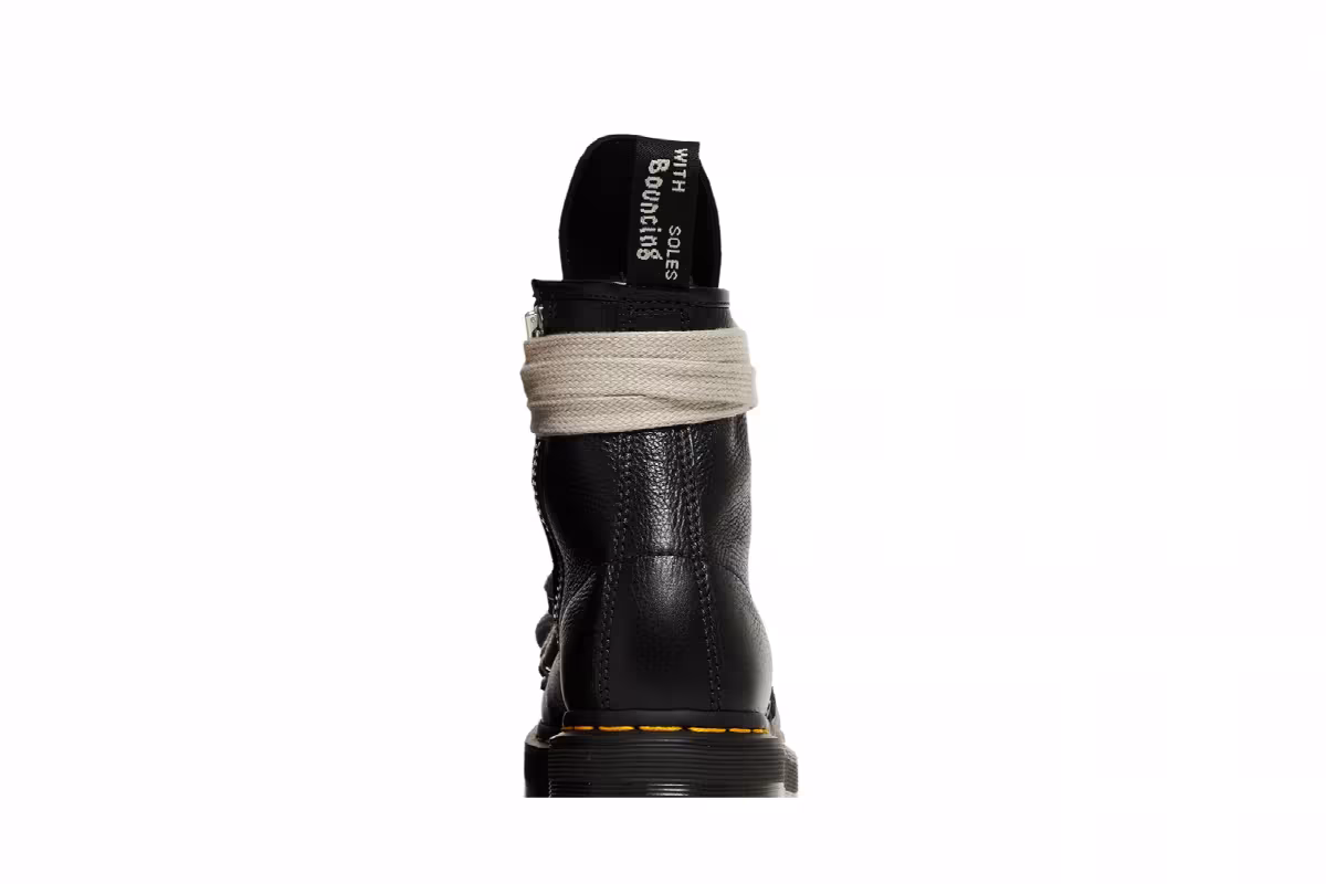 Rick Owens x Dr. Martens 1460 Quad Sole Pentagram Jumbo Lace Boot Black, view 8