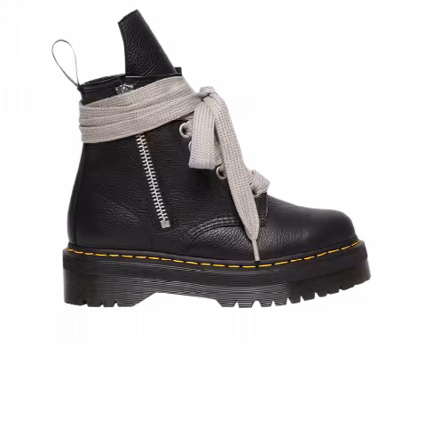 Rick Owens x Dr. Martens 1460 Quad Platform Leather Boot 'Black Lunar'
