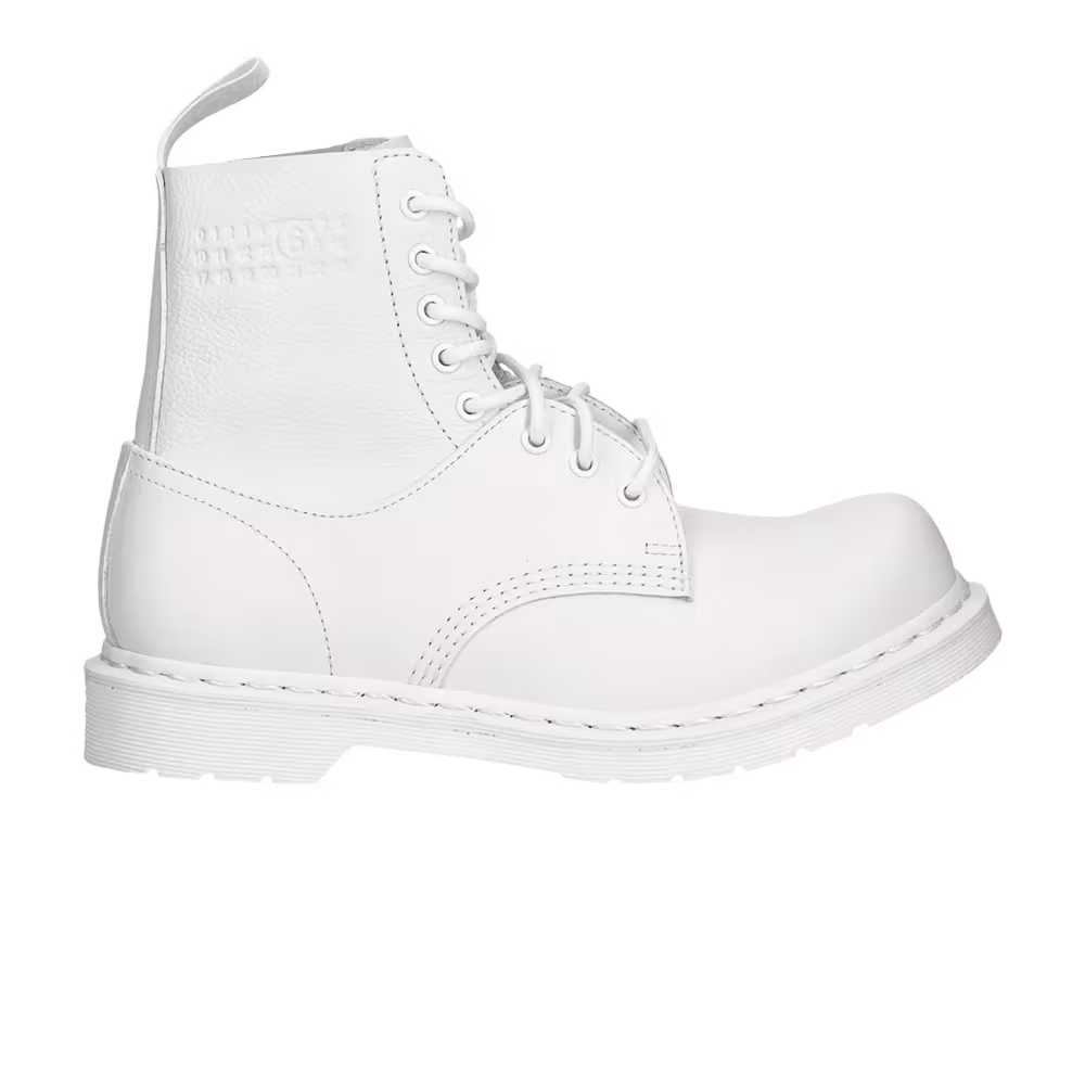 MM6 Maison Margiela x Dr. Martens 1460 Twisted and Reimagined White