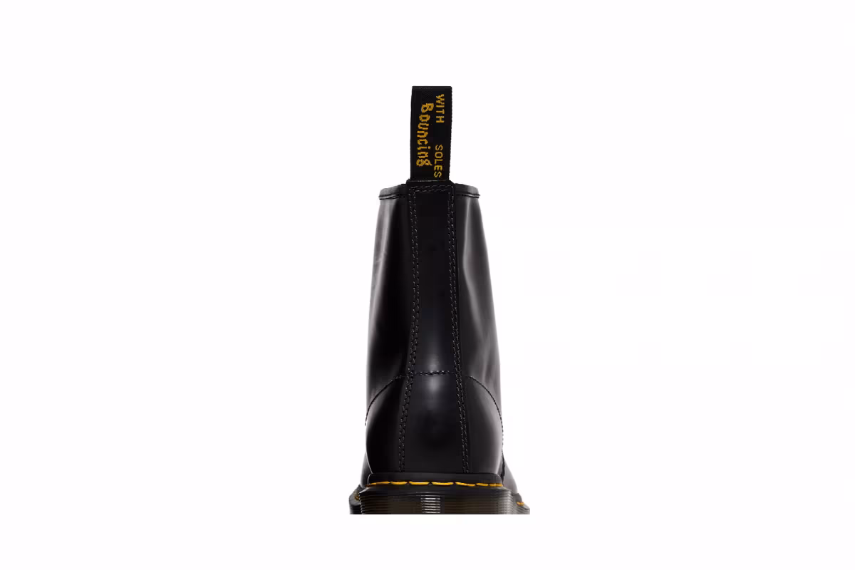 Dr. Martens 1460 Smooth Leather Lace Up Boot Black, view 8