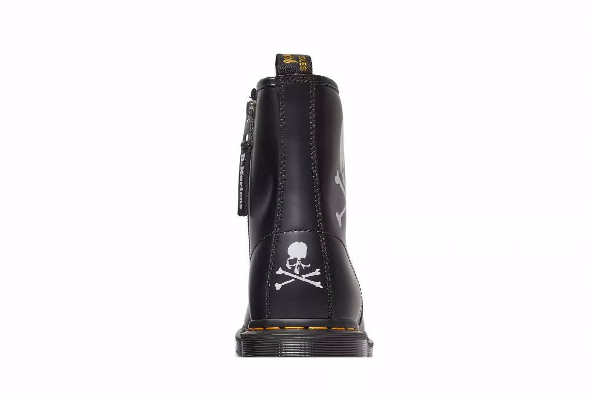 Mastermind World x Dr. Martens 1460 Leather Boots Black Skull, view 8
