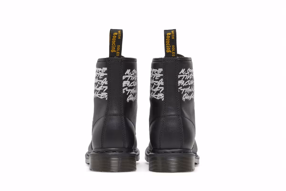 Futura Laboratories x Dr. Martens 1460 Embroidered Black, view 7