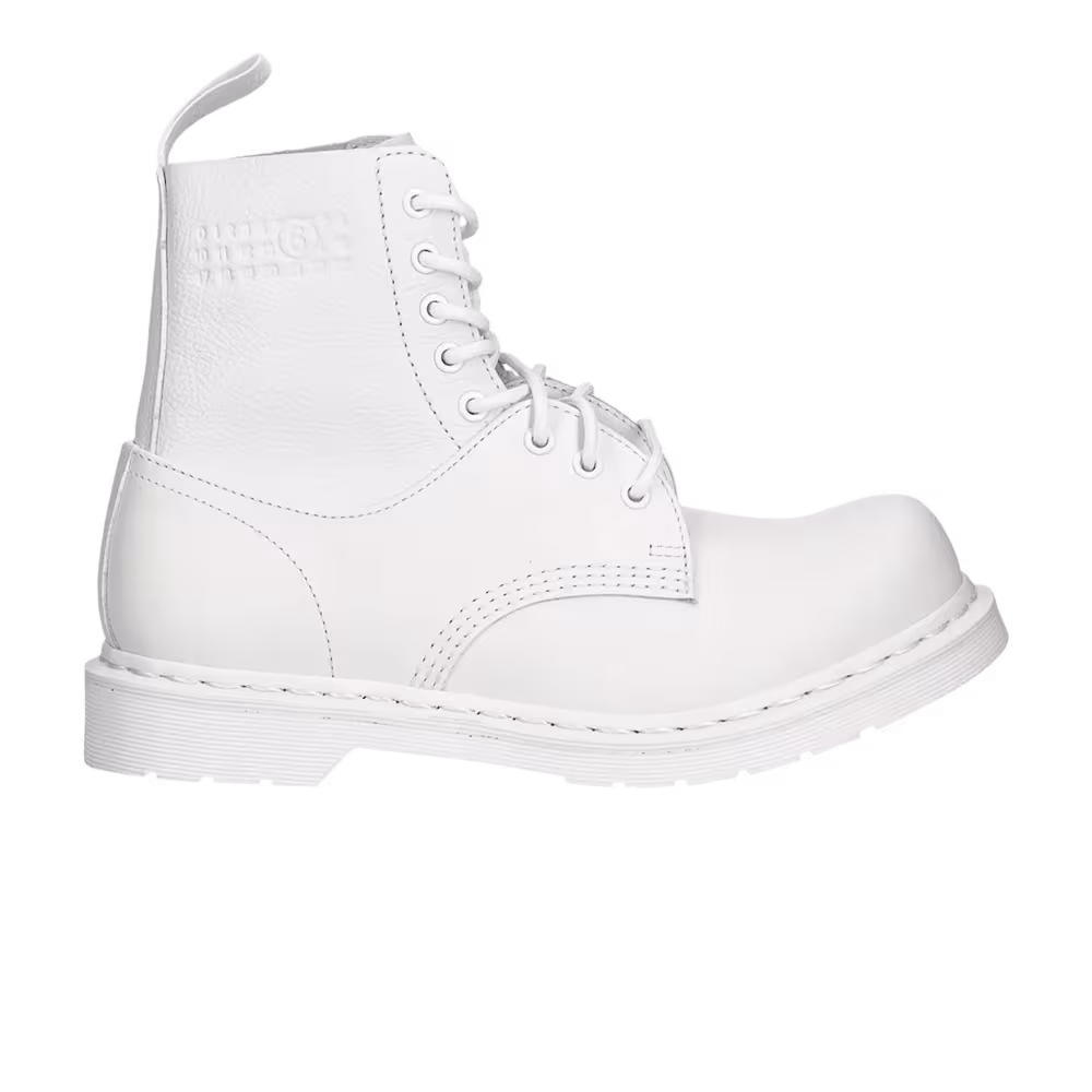 MM6 Maison Margiela x Dr. Martens 1460 Twisted and Reimagined White