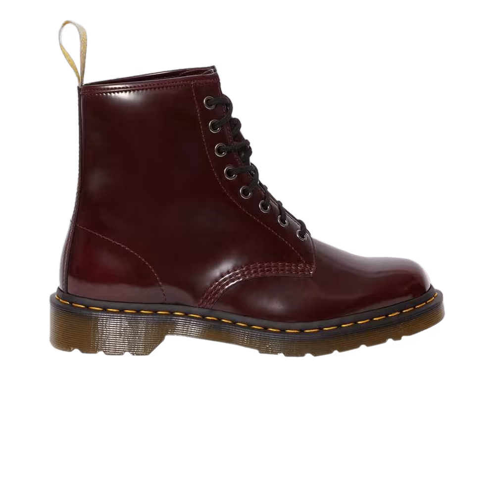 Dr. Martens Women's Vegan 1460 Cambridge Brush - Cherry Red