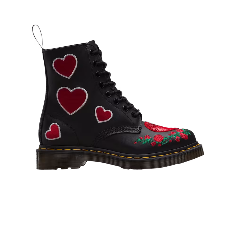 Dr. Martens Women's 1460 Pascal Sequin Hearts