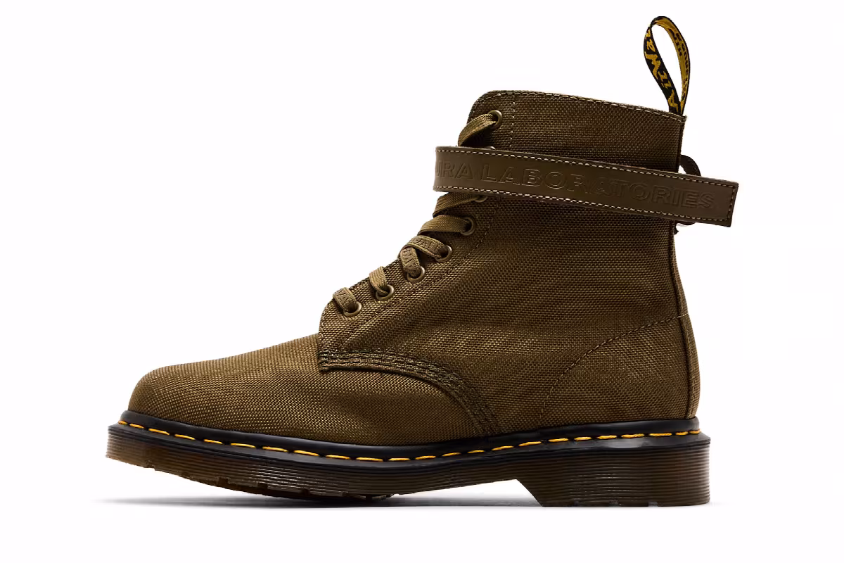 Futura Laboratories x Dr. Martens 1460 Olive, view 4