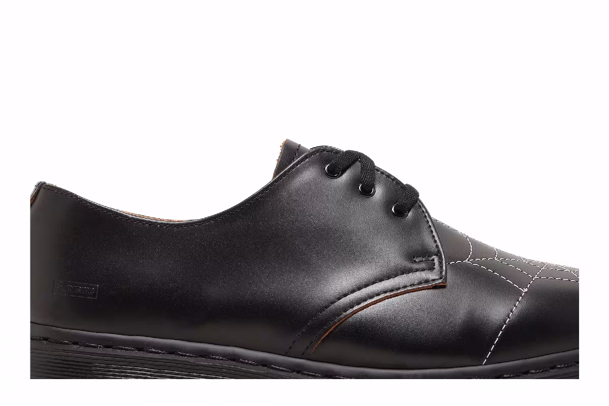 Supreme x Dr. Martens 1461 Spiderweb - Black, view 3