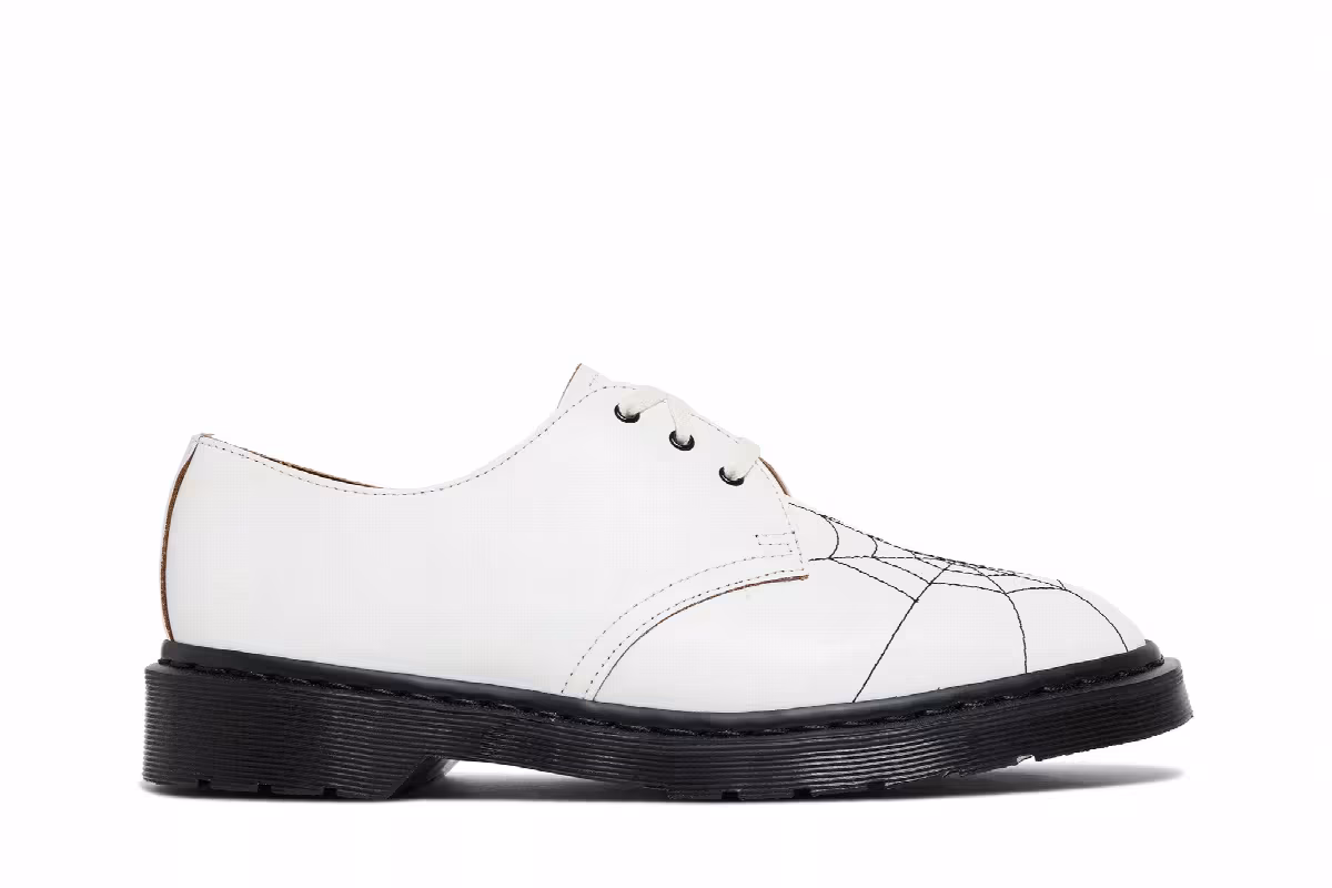Supreme x Dr. Martens 1461 Spiderweb - White, view 2