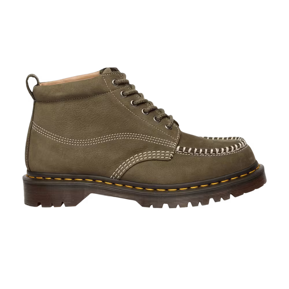 Dr. Martens Lowell Chukka Moc Toe Ankle Boot Olive