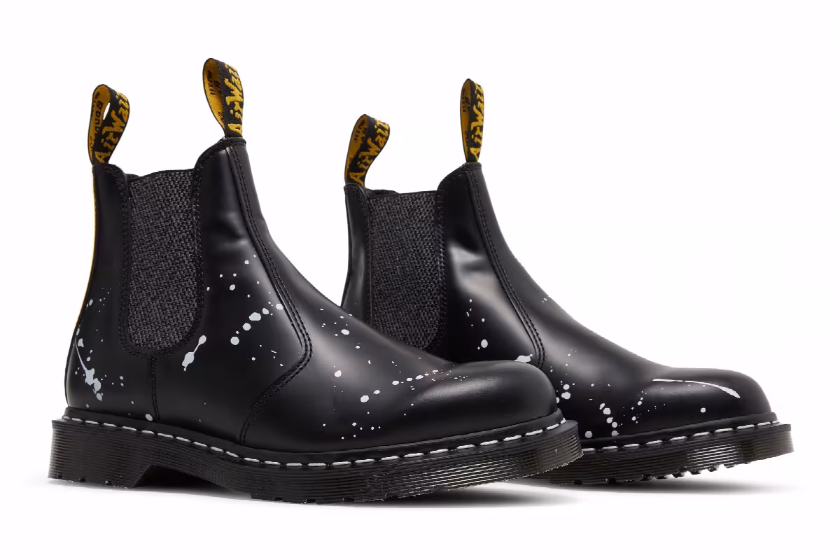 Dr. Martens Neighborhood x 2976 Made In England Chelsea Paint Splatter, view 9