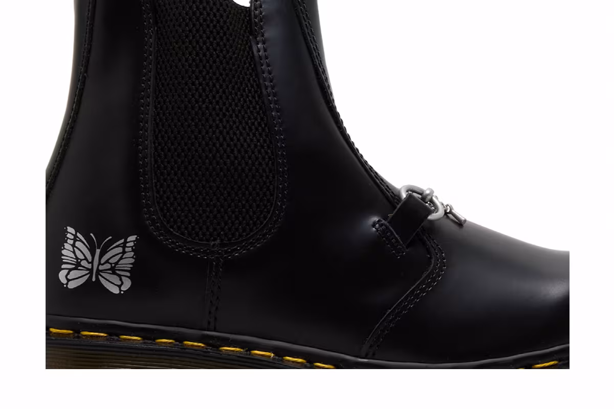 Needles x Dr. Martens 2976 Snaffle Chelsea Black, view 3