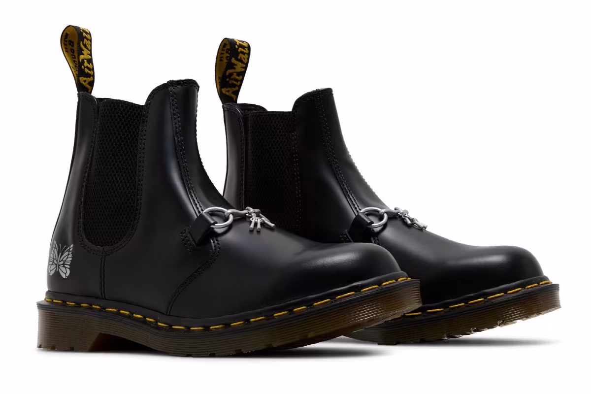 Needles x Dr. Martens 2976 Snaffle Chelsea Black, view 9