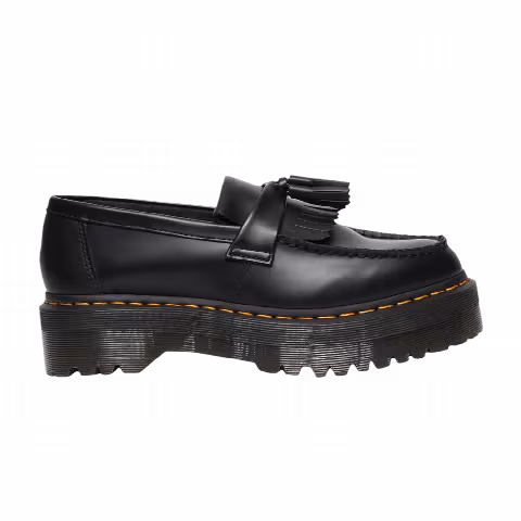 Dr. Martens Adrian Leather Platform Tassel Loafer 'Black'