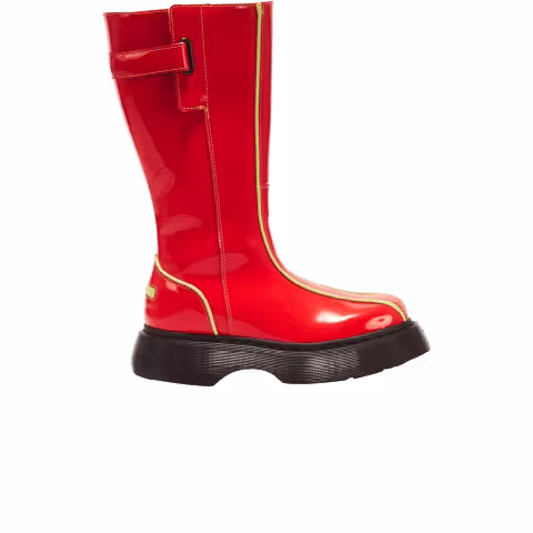 Dr. Martens Wmns Buzz Hi Powerpuff Girls Boot 'Cherry Red'
