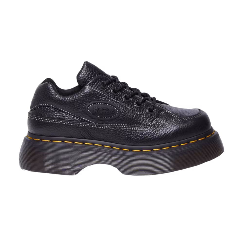 Dr. Martens Women's Buzz 5-Eye Milled Napa Leather Shoe Black